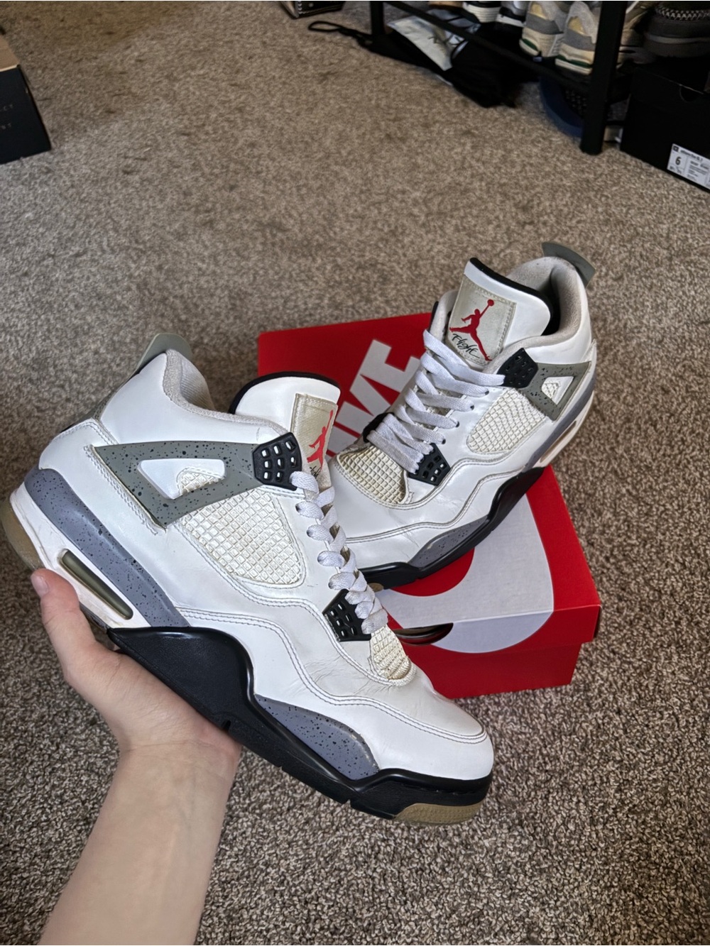 Jordan 4 cement